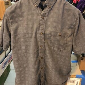 G.H. Bass & Co. Men's Casual Gray Button-Down Shirt